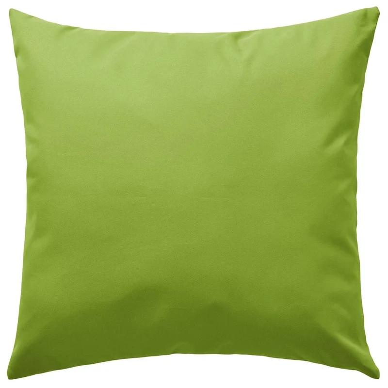 Lot de 4 coussins oreiller pour extérieur décoration jardin 45 x 45 cm vert pomme DEC020091
