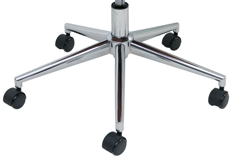 Fauteuil de bureau sur roulettes pivotant avec accoudoirs en simili cuir crème avec structure en bois courbé finition noyer 04_0009102
