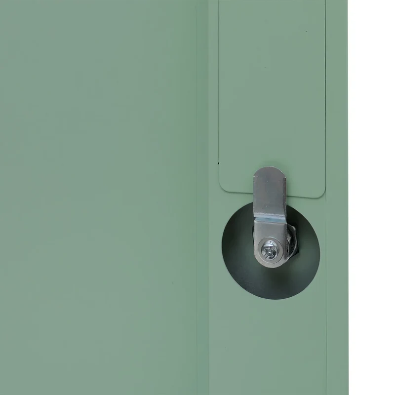 Armoire vestiaire métallique casier de rangement 2 portes 90x38x45 cm vert menthe 04_0008947