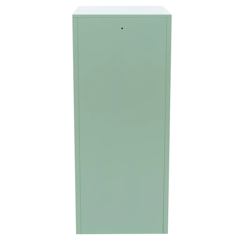 Armoire vestiaire métallique casier de rangement 2 portes 90x38x45 cm vert menthe 04_0008947