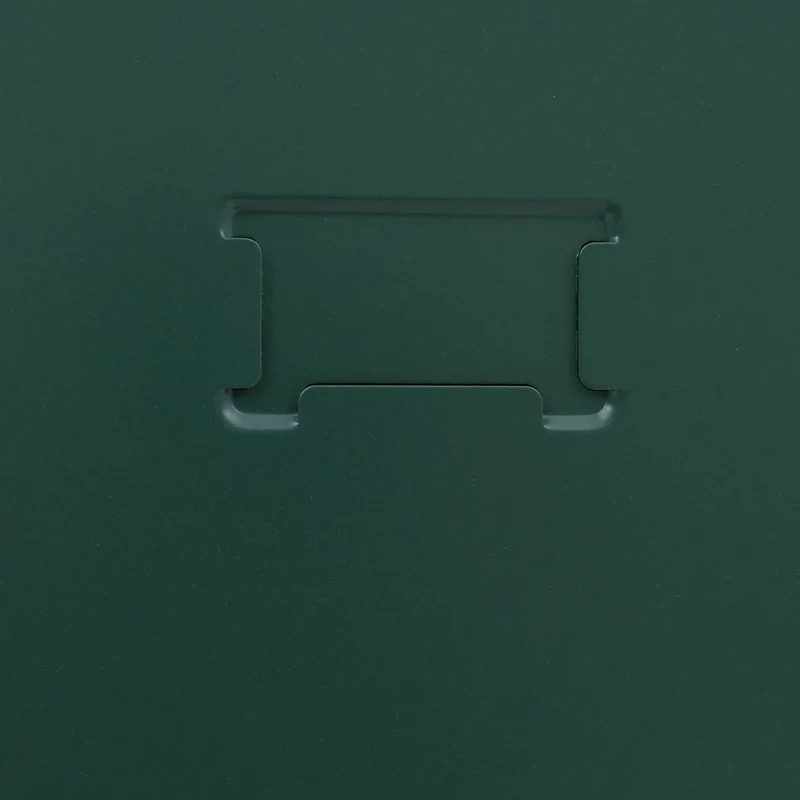 Armoire vestiaire métallique avec tringle et étagère amovible 90x38x45 cm acier vert 04_0008961