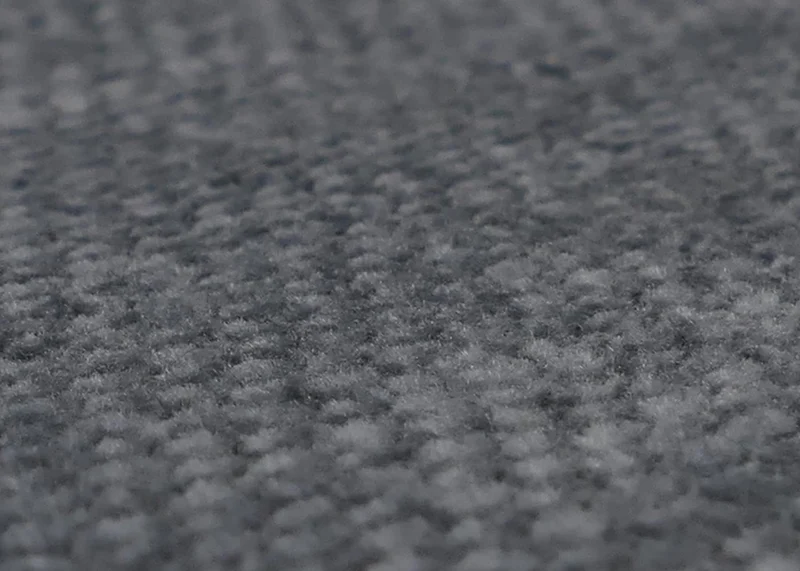 Chaise de salle à manger design contemporain pivotante avec fonction Auto-Return en tissu chenille bleu-gris 04_0009365