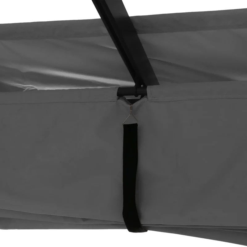 Pergola de jardin en aluminium 3x4 m avec toit coulissant réglable UV50+ structure 8 cm coloris anthracite 04_0009582