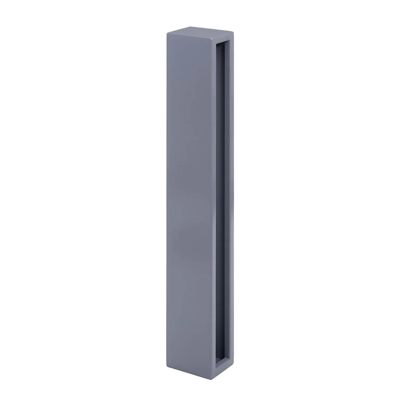 Arceau de stationnement vélo en acier galvanisé thermolaqué gris 87 cm support d’appui pour 1 à 2 vélos fixation au sol incluse 04_0010449