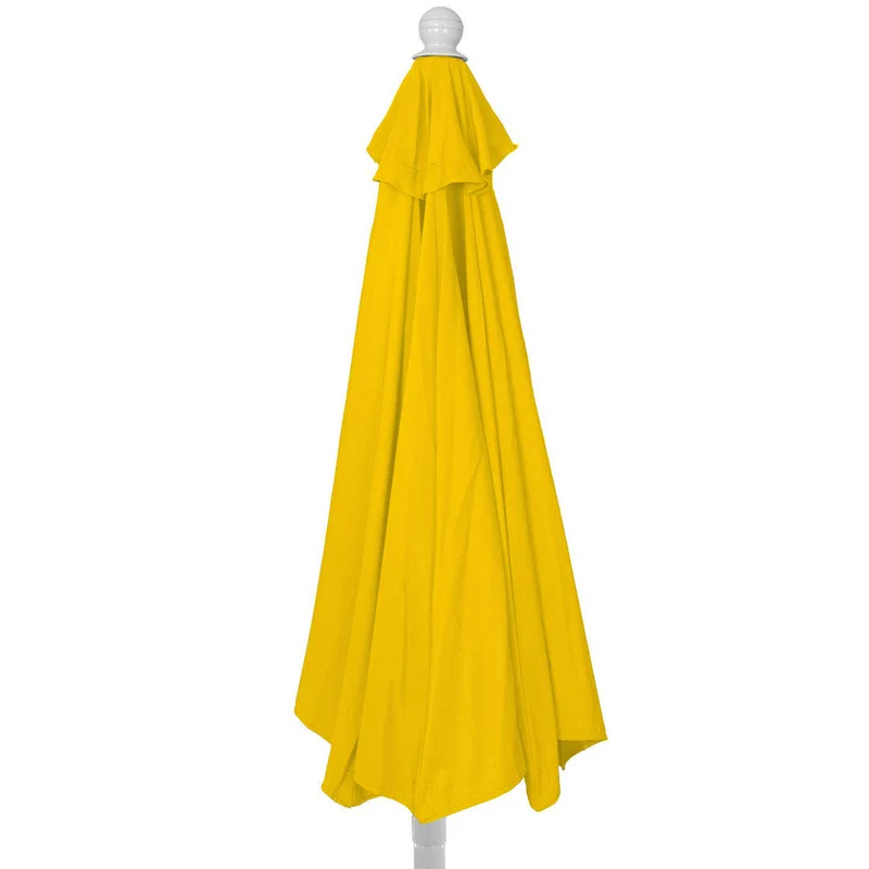 Parasol demi-rond 270 cm jaune uv 50+ avec pied inclus pour balcon et terrasse 04_0010353