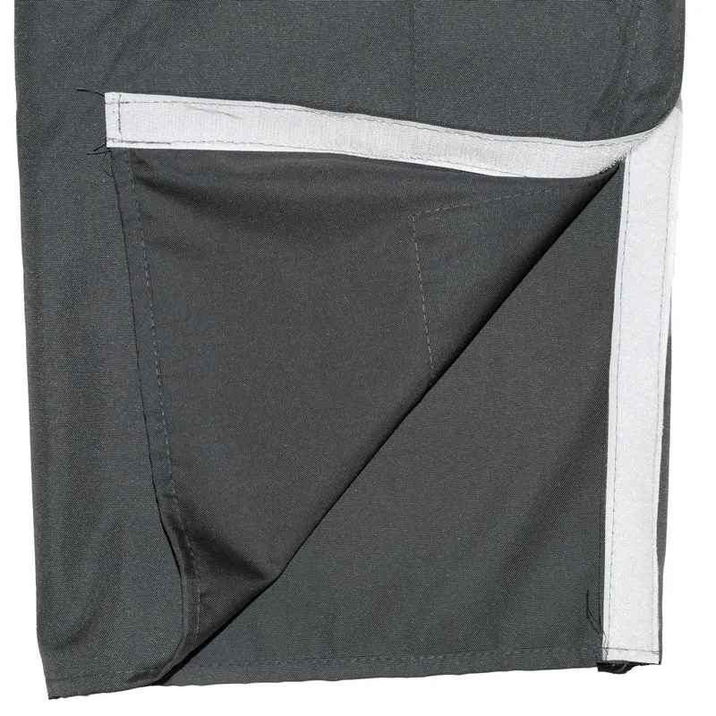 Housse de protection pour parasols jusqu'à 3 m avec rangement pratique finition étanche 160 x 28 cm en polyester gris 04_0010140