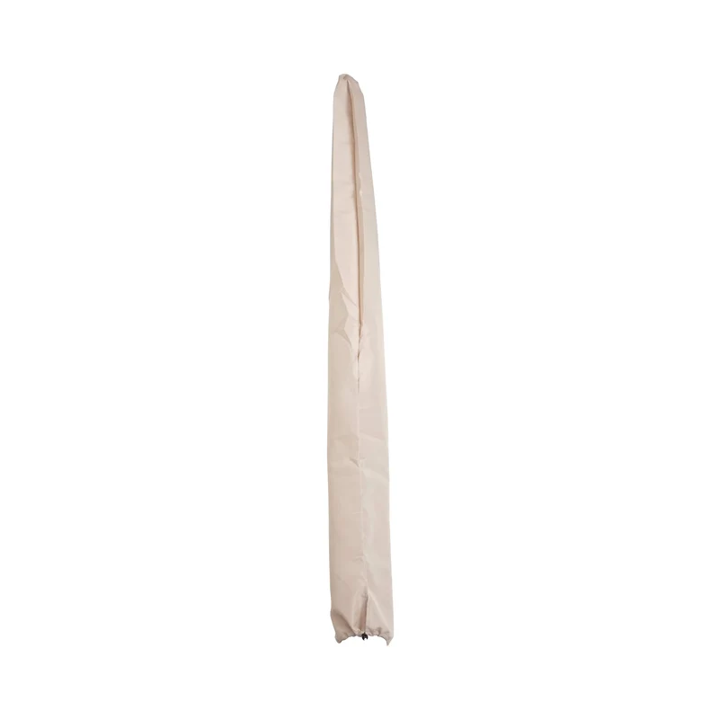 Housse de protection pour parasol en polyester 185 x 31,5 x 23 cm pratique et légère style épuré en crème 04_0010322