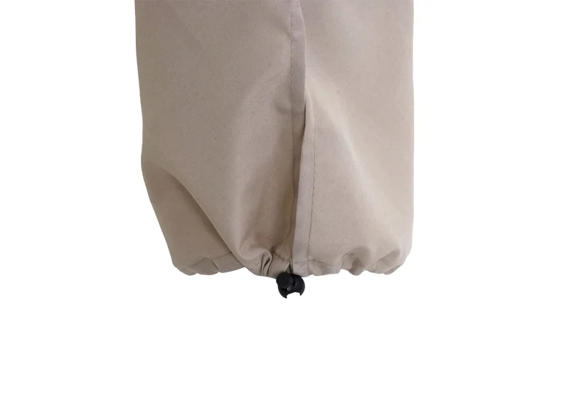 Housse de protection pour parasol en polyester 185 x 31,5 x 23 cm pratique et légère style épuré en crème 04_0010322