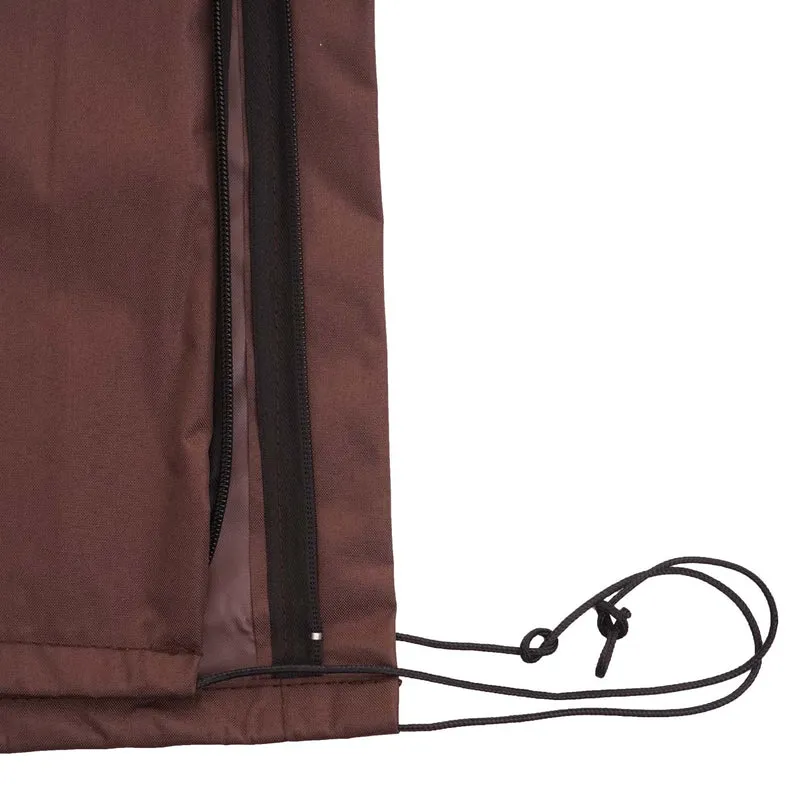 Housse de protection pour parasol déporté jusqu’à 3,5 m housse imperméable avec fermeture zippée marron 04_0010570