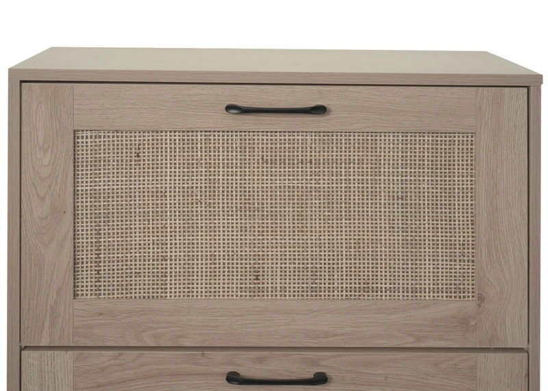 Armoire à chaussures à trois compartiments pratique rangement organisé 126 x 63 x 24 cm en MDF blanc 04_0009743