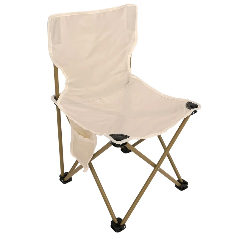 Lot de 2 chaises et table pliante camping set léger et pratique 50 x 51 x 53 cm en acier gris 04_0009551