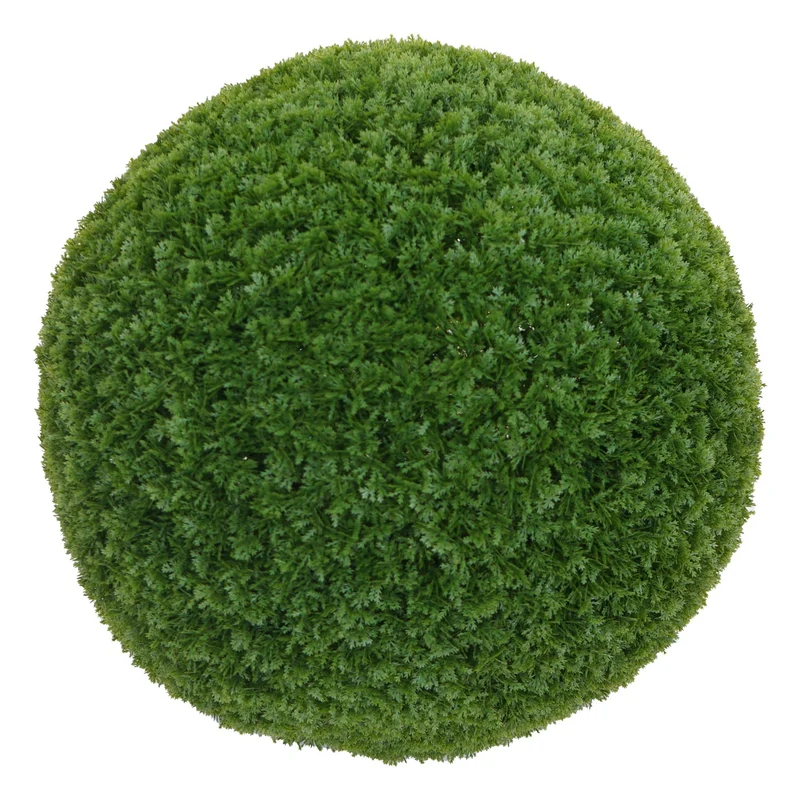 Boule de thuya artificielle Ø 52 cm plante décorative effet cyprès intérieur extérieur résistante UV 04_0009185