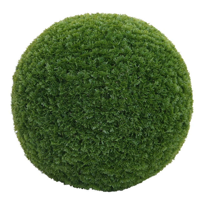 Boule de thuya artificielle Ø 52 cm plante décorative effet cyprès intérieur extérieur résistante UV 04_0009185