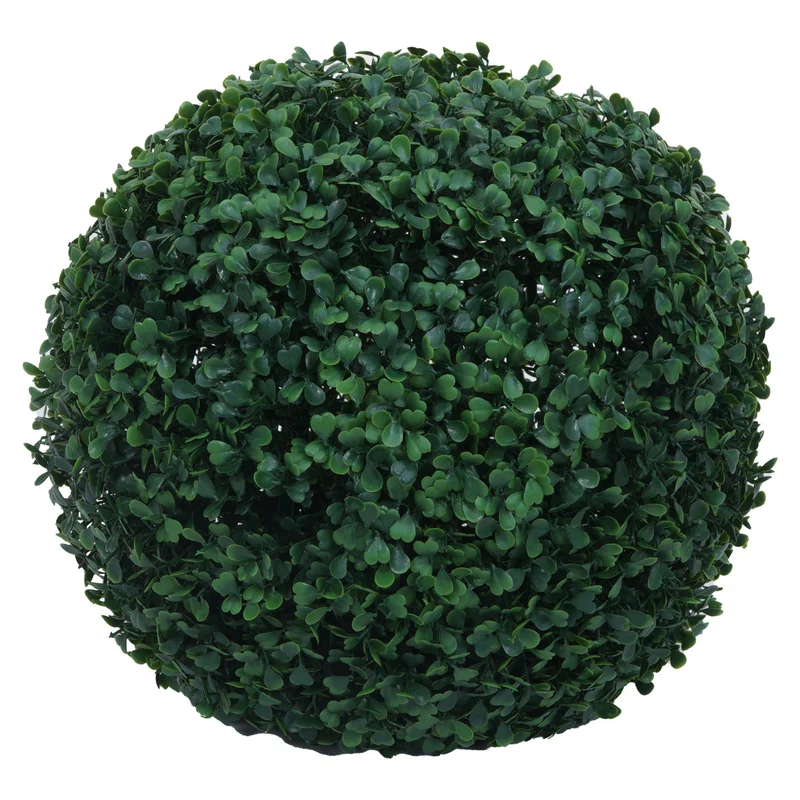 Boule de buis artificielle Ø 33 cm plante décorative intérieur extérieur résistante UV 04_0009194