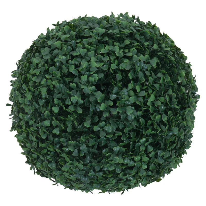 Boule de buis artificielle Ø 33 cm plante décorative intérieur extérieur résistante UV 04_0009194