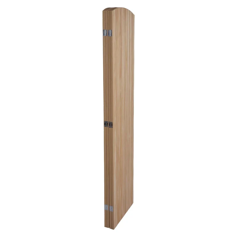 Paravent en bambou séparateur de pièce pliable 4 panneaux 170 x 162 cm brise-vue intérieur 04_0009271