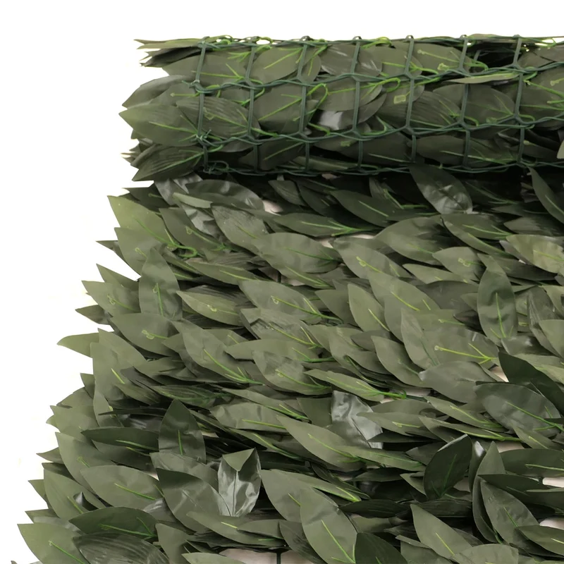 Brise-vue pour balcon pare-vue haie revêtement de protection contre le vent pour clôture de terrasse 300x150cm vert foncé 04_0009118
