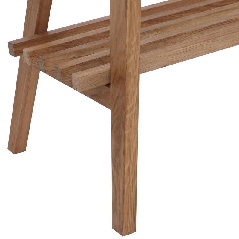 Banquette à chaussures banc d’entrée élégant avec espace de rangement 100 x 35 x 45 cm en bois 04_0008808