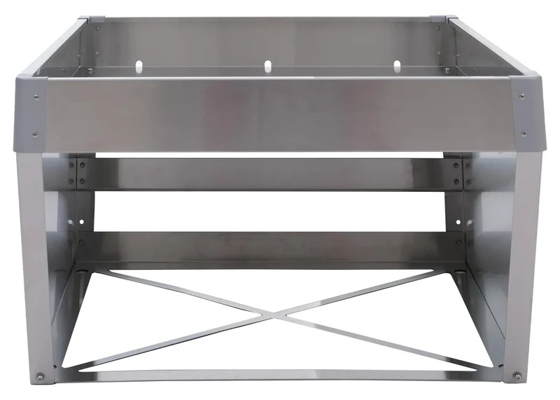Abri pour robot tondeuse avec jardinière design moderne 70 x 60 x 39,5 cm acier gris 04_0008935