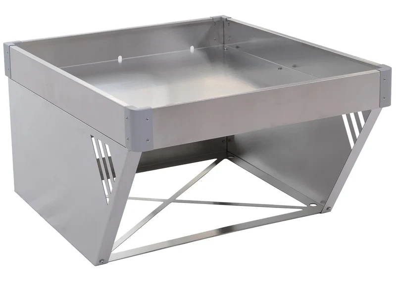 Abri pour robot tondeuse avec jardinière design moderne 70 x 60 x 39,5 cm acier gris 04_0008935
