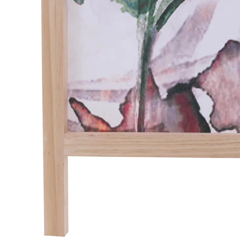 Paravent pliant décoratif 5 panneaux séparateur de pièce 170 x 227 cm style naturel ambiance zen en polyéthylène beige 04_0008906