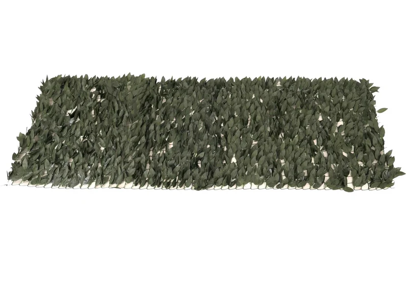 Brise-vue clôture haie artificielle pour balcon terrasse 100 x 300 cm en polyester vert 04_0009119