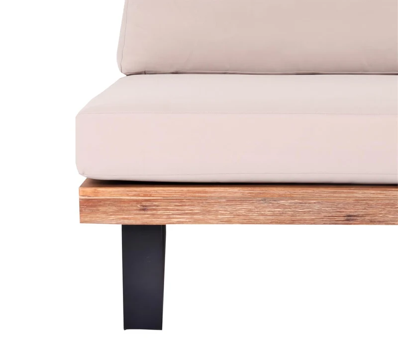 Fauteuil lounge extérieur avec coussins épais crème aluminium et métal 75 x 82 x 82 cm 04_0010289