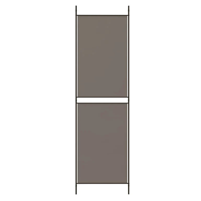 Cloison de séparation paravent pliable en tissu anthracite pare-vue intérieur 200 x 200 cm DEC030824