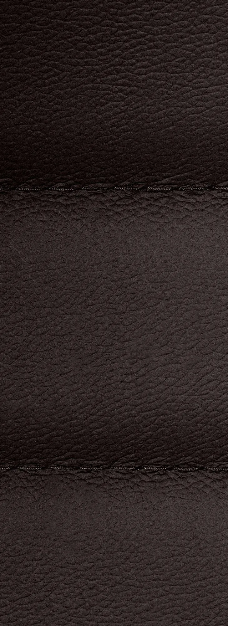 Fauteuil de bureau en cuir véritable couleur café surpiqûre horizontale et pieds métal chromé 10_0002557