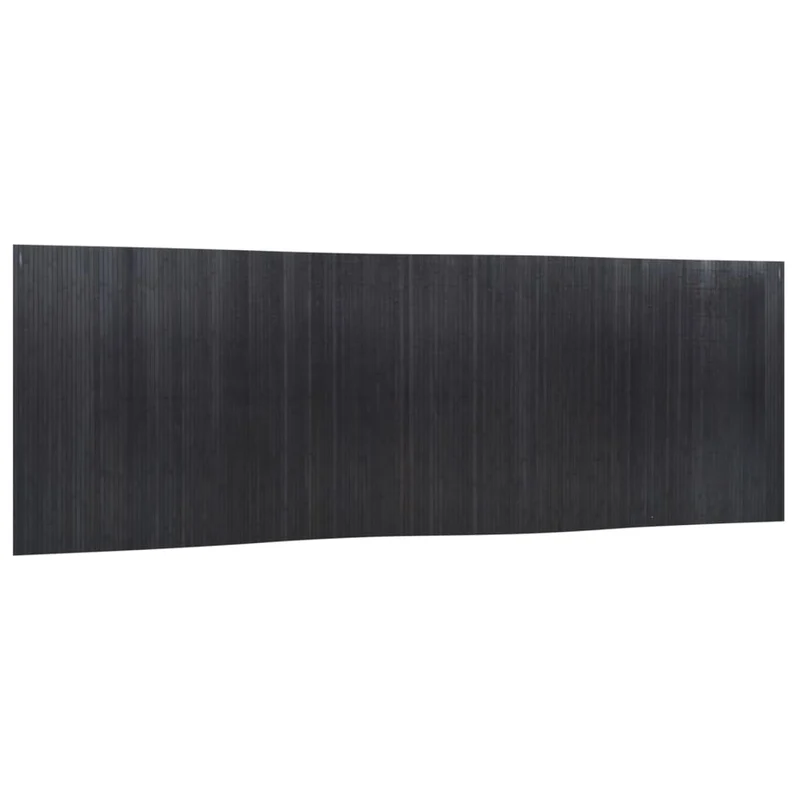 Paravent séparateur de pièce cloison 165 x 600 cm bambou gris DEC031145