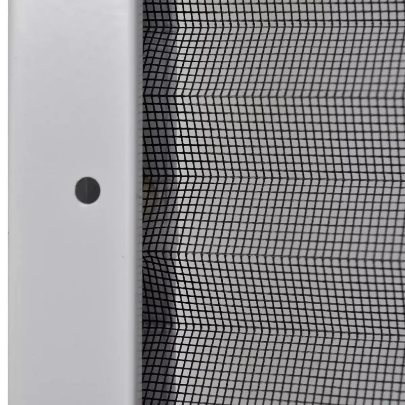 Moustiquaire plissée pour fenêtre et store Aluminium 80 x 120cm DEC022167