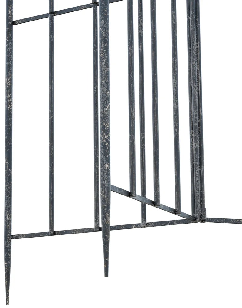 Treillis de jardin décoratif en métal bronze support élégant pour plantes grimpantes style ancien 10_0008916