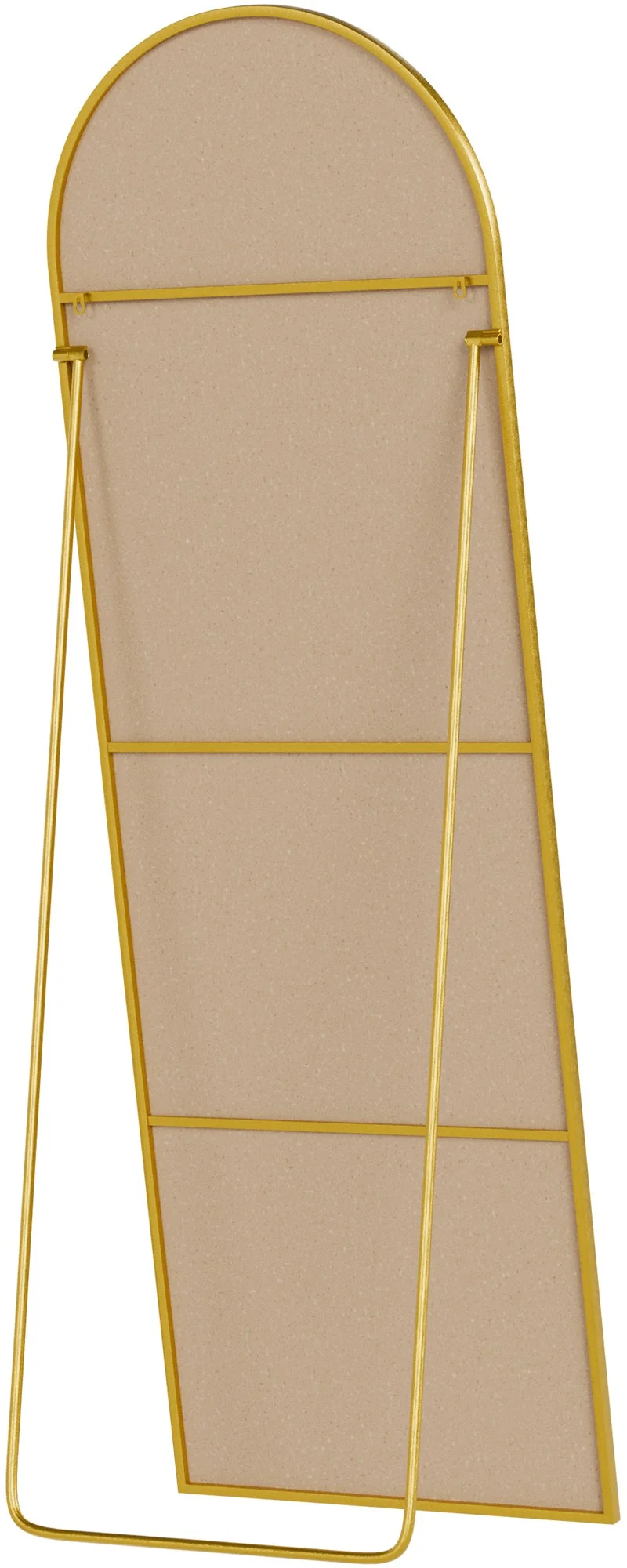 Miroir sur pied et mural en métal doré 150x50cm – Design élégant et moderne 10_0008505
