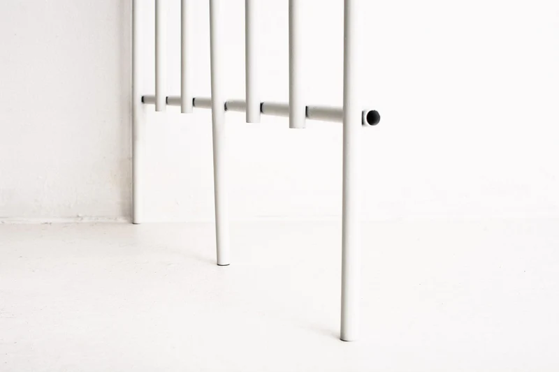 Treillis support pour plantes grimpantes à plante décoration de jardin 100 × 50 cm en métal blanc 10_0008922