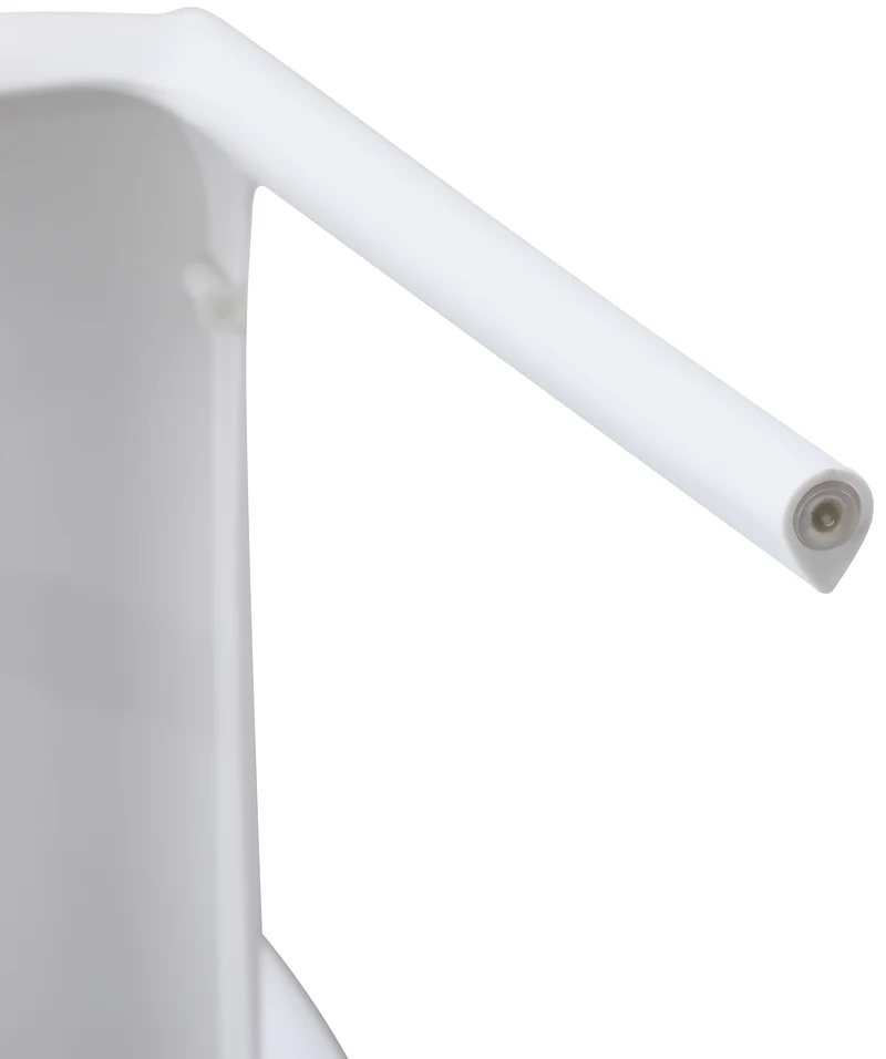 Lot de 2 chaises empilable design en plastique couleur blanc résistant aux UV – jardin terrasse et intérieur 10_0007915