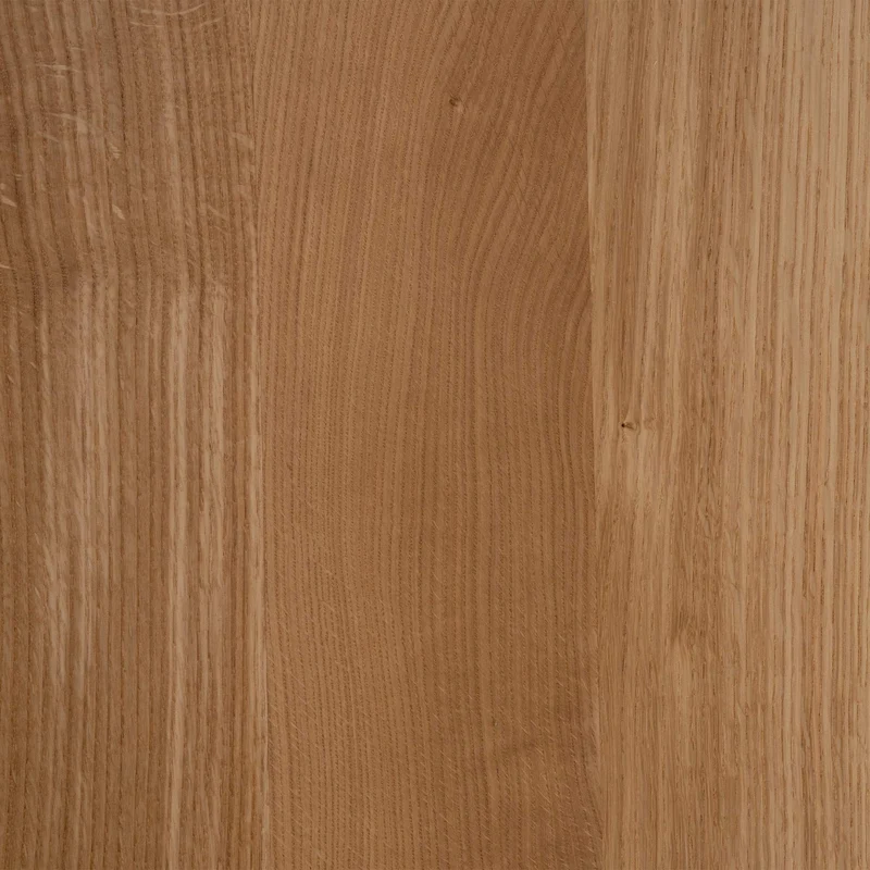 Table d'appoint en forme de C rectangulaire 46x25x63 cm bois couleur chêne et métal thermolaqué noir 10_0009135