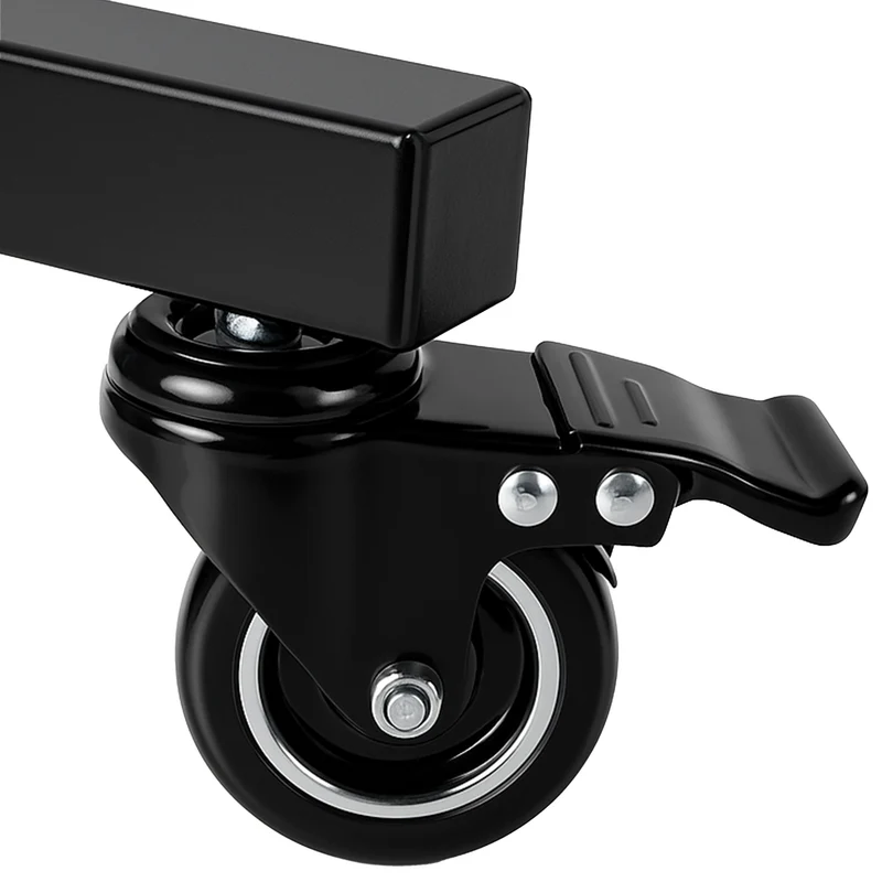 Portant penderie sur roulettes tube hauteur et largeur réglable 150x50x190 acier noir 10_0008989
