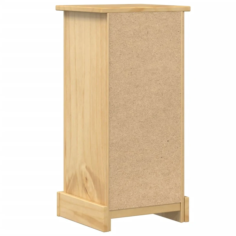 Table de chevet avec 4 tiroirs 35 x 32,5 x 74 cm bois de pin massif DEC033901