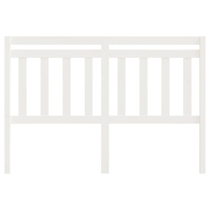 Tête de lit accessoire couchage chambre à coucher meuble 166 x 4 x 100 cm bois de pin blanc TDL0203784