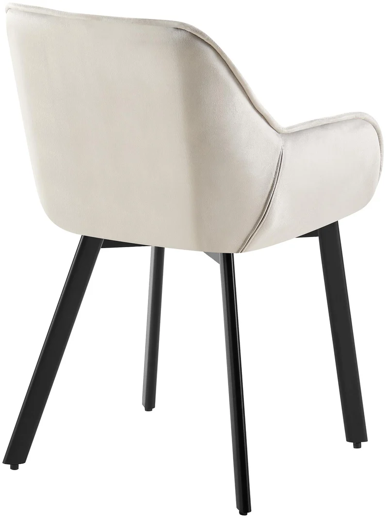 Lot de 2 chaises de salle à manger assise pivotante en velours gris clair motif matelassé cadre métal 10_0007620