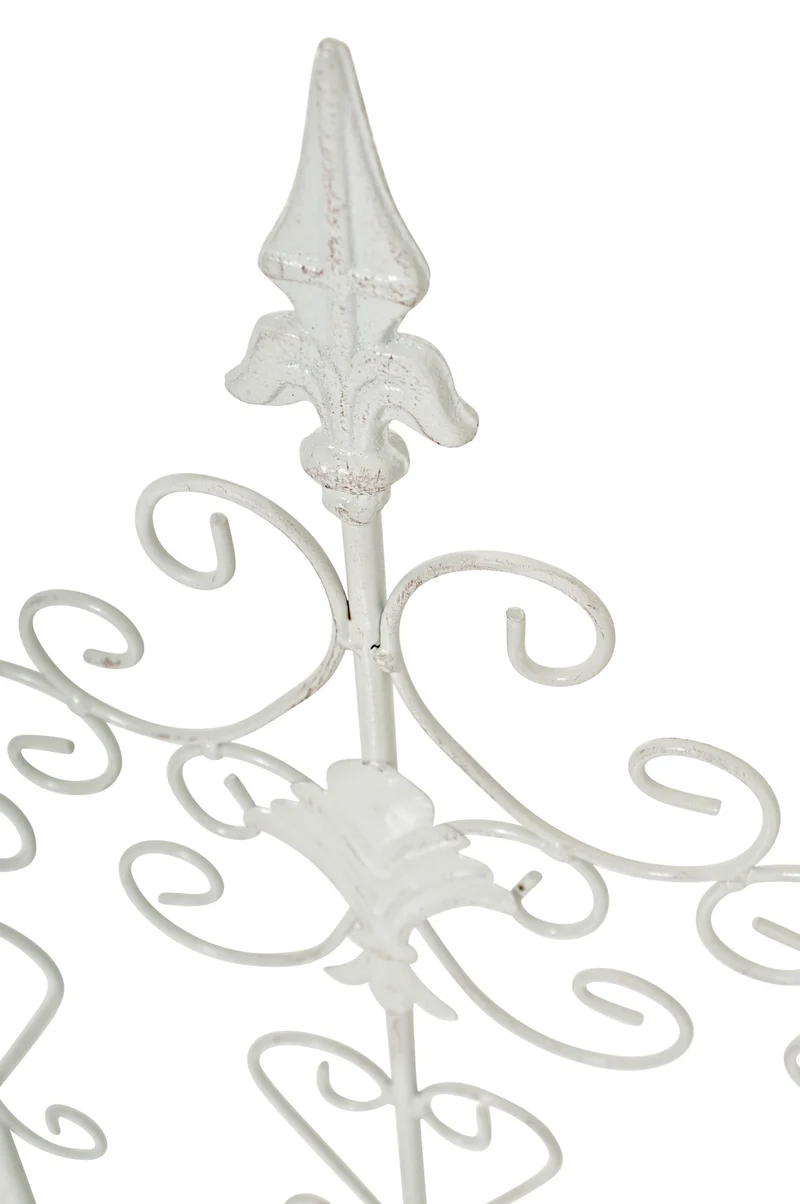 Tuteur pour plantes grimpantes hauteur 122 cm en métal blanc 10_0003866