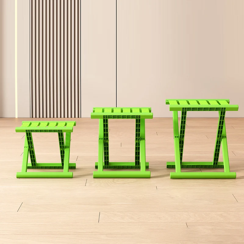Contemporary Industrial PP TPE Square Foldable Camping Low Stool Portable For Outdoor And Living Room