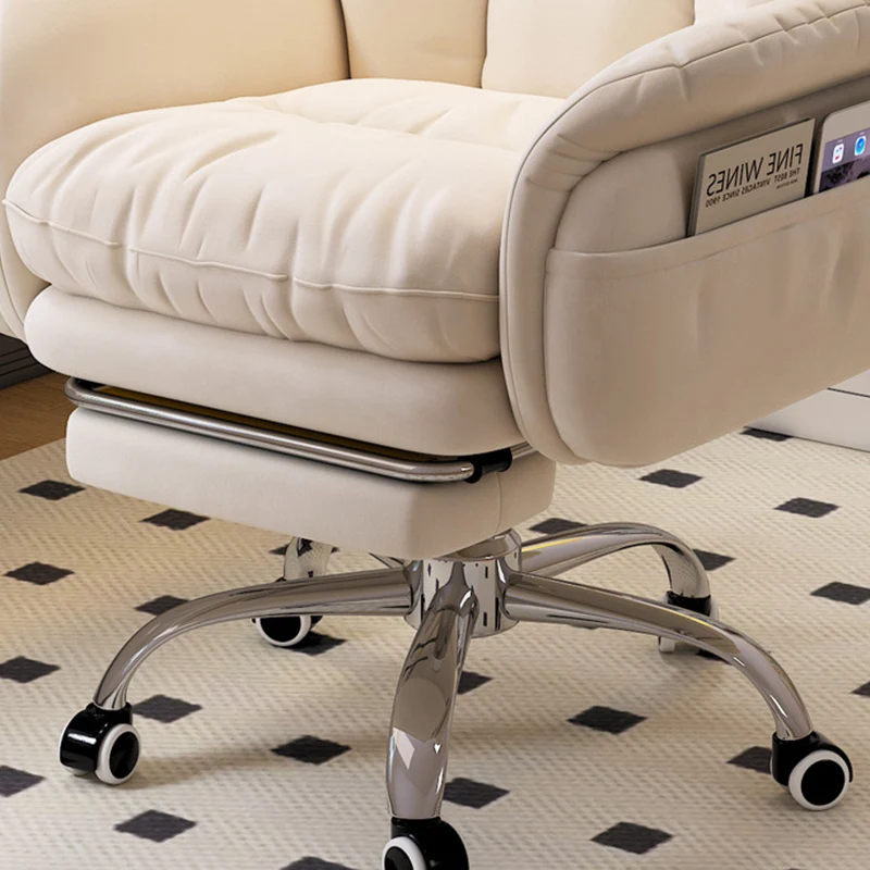 Modern Luxury Square Cushion Synthetic Fabric Stainless Steel Accent Chair Backrest Armrest For Living Room