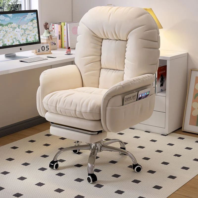 Modern Luxury Square Cushion Synthetic Fabric Stainless Steel Accent Chair Backrest Armrest For Living Room