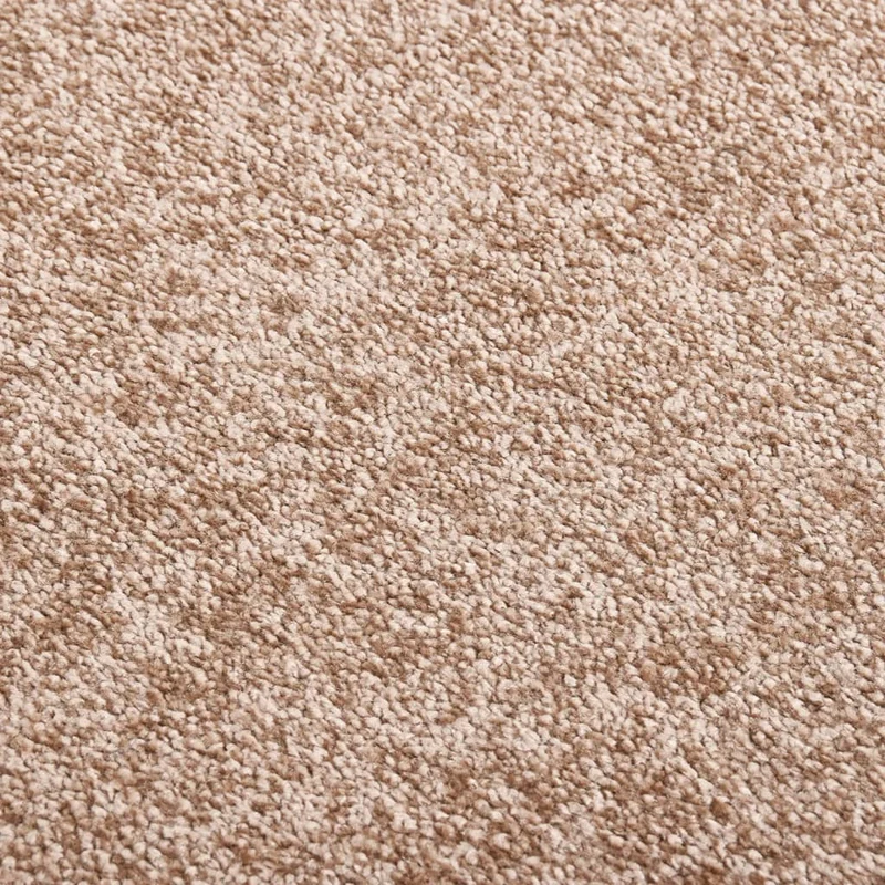 Paillasson porte d'entrée dessous antidérapant 80 x 120 cm PP torsadé vinyle beige DEC040589