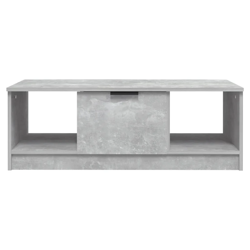 Table basse design moderne et contemporaine 102 x 50 x 36 cm bois d'ingénierie gris DEC039250