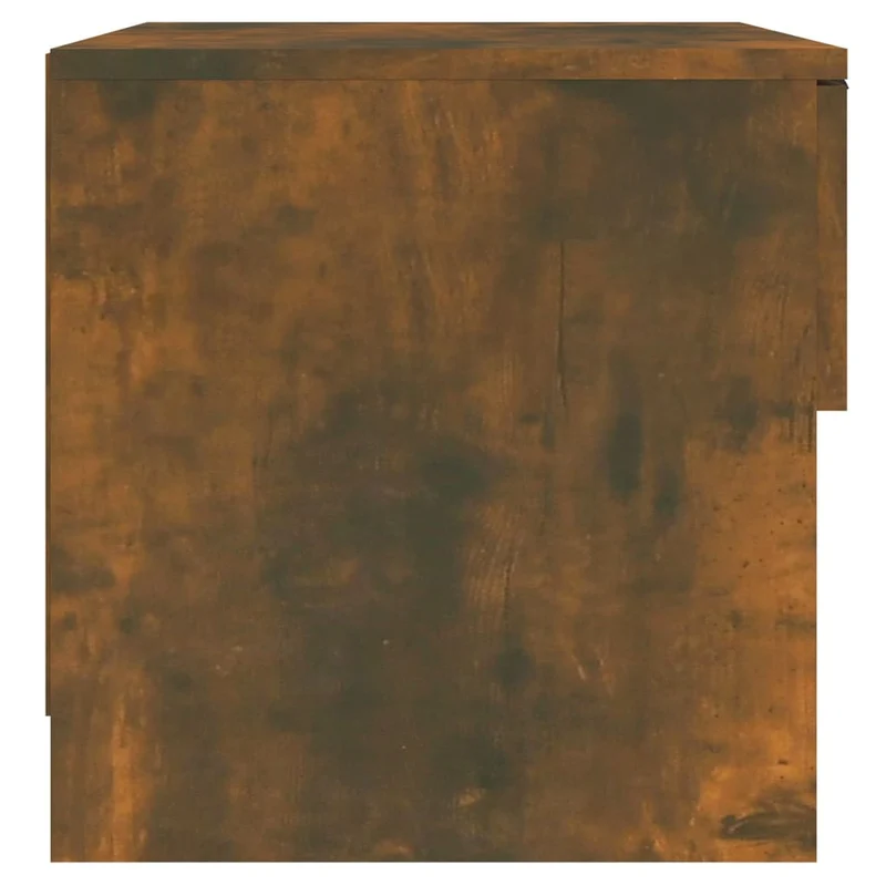 Lot de 2 tables de chevet avec tiroir et compartiment ouvert 40 x 39 x 40 cm en bois d'ingénierie marron DEC035149