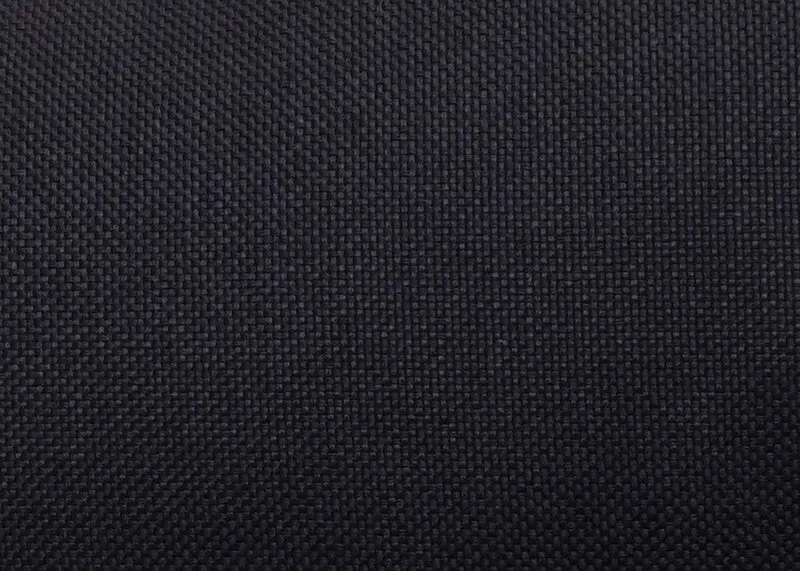 Chaise fauteuil lounge rembourrée dossier inclinable 160 kg métal réglable en tissu/textile noir FAL04053