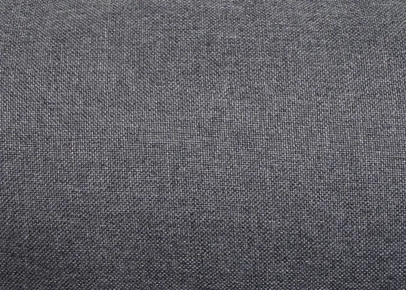 Chaise fauteuil lounge rembourrée dossier inclinable 160 kg métal réglable en tissu/textile gris foncé FAL04047