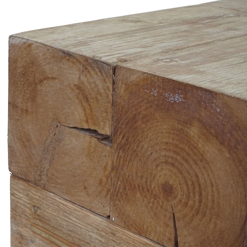 Table basse hwc-a15c table de salon en bois de sapin rustique massif certifié mvg 30 x 60 x 60 cm 04_0008420